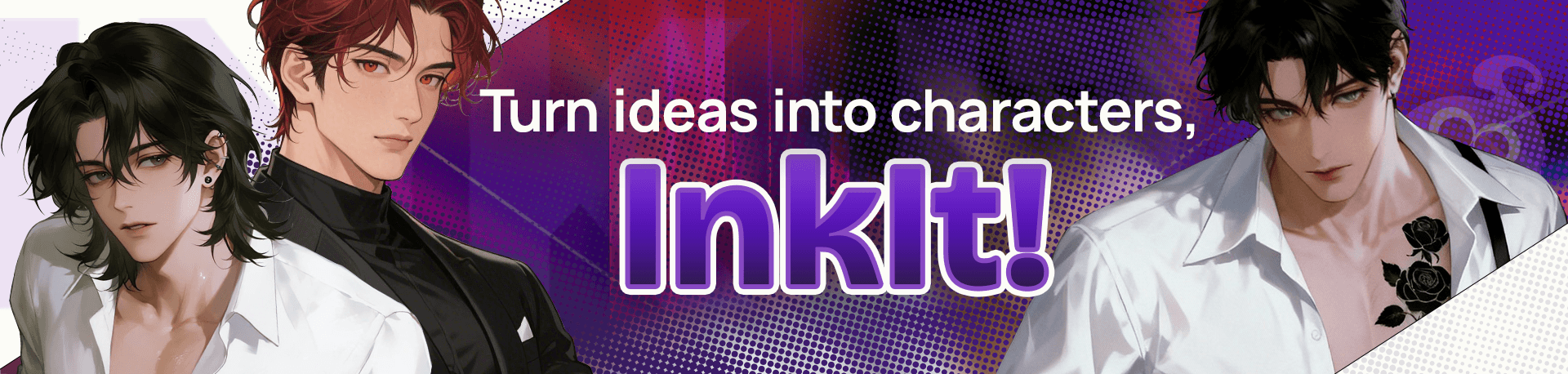 Inkish footer banner