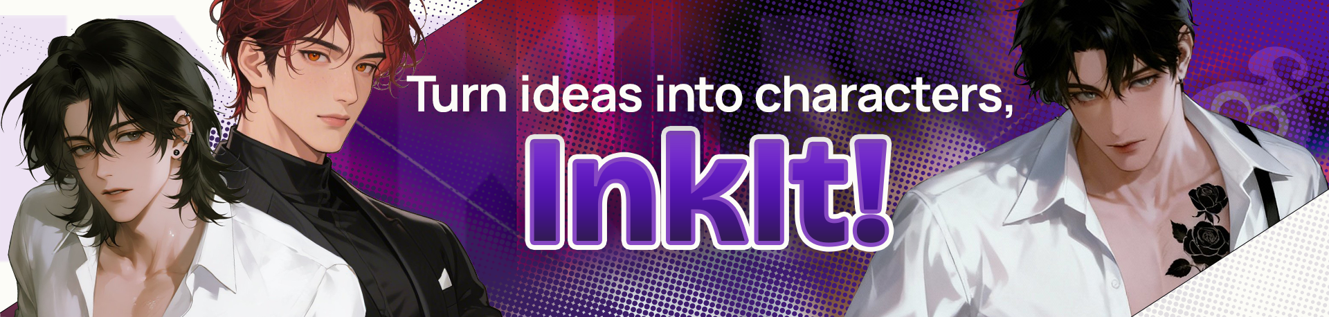 Inkish footer banner